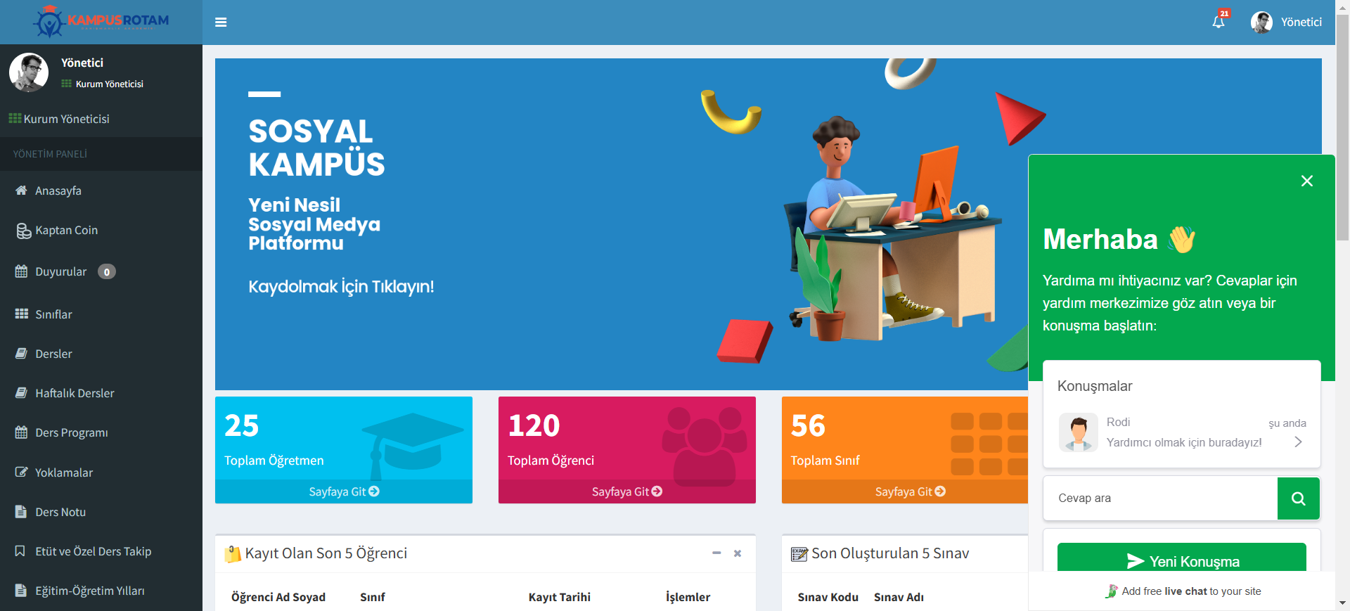 Eğitim Paneli - Kampüs Rotam