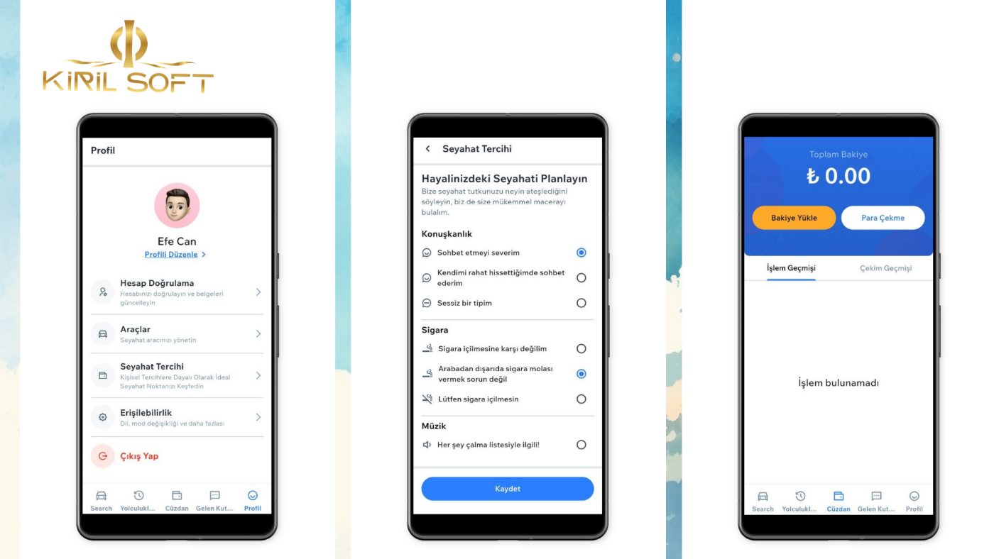 Paylaşımlı Yolculuk Uygulaması